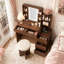 Meuble-lavabo avec miroir cannelé à DEL Maryanna-2135504031