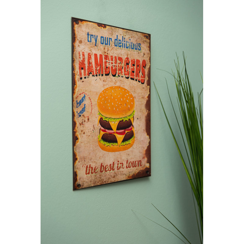 Hamburgers 1 Piece Wall Art