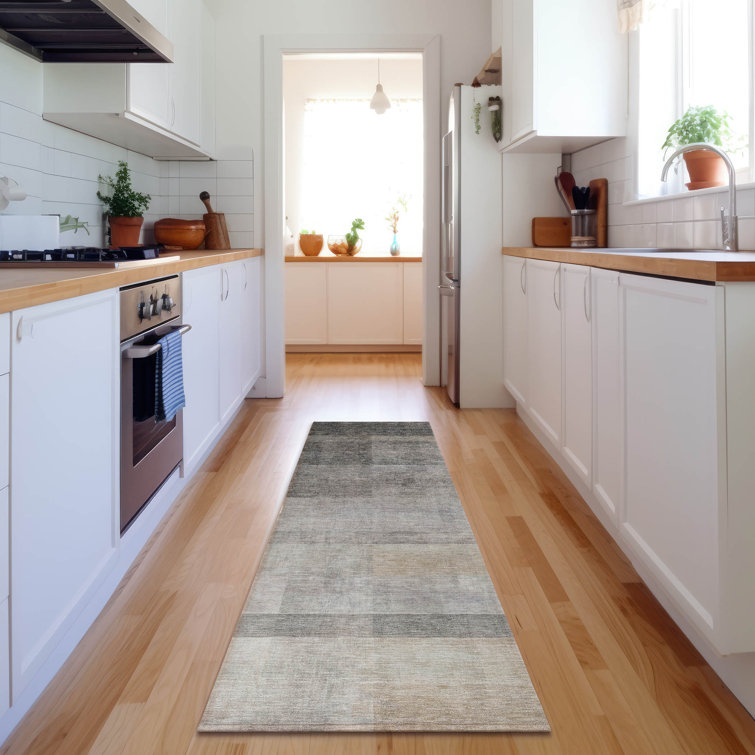 Premium Machine Washable Cerrito AMF568 Taupe Rug