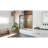 56" - 60" W 60" H Reversible Semi-Frameless Tub Door with ClearMax Technology-1913615592