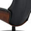 Fauteuil inclinable électrique pivotant en cuir véritable-220257794