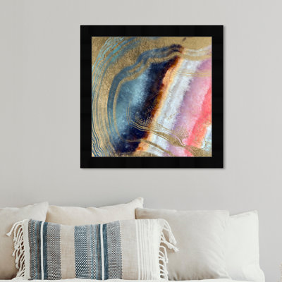 «Colorful Abstract Geode» par Oliver Gal - reproduction