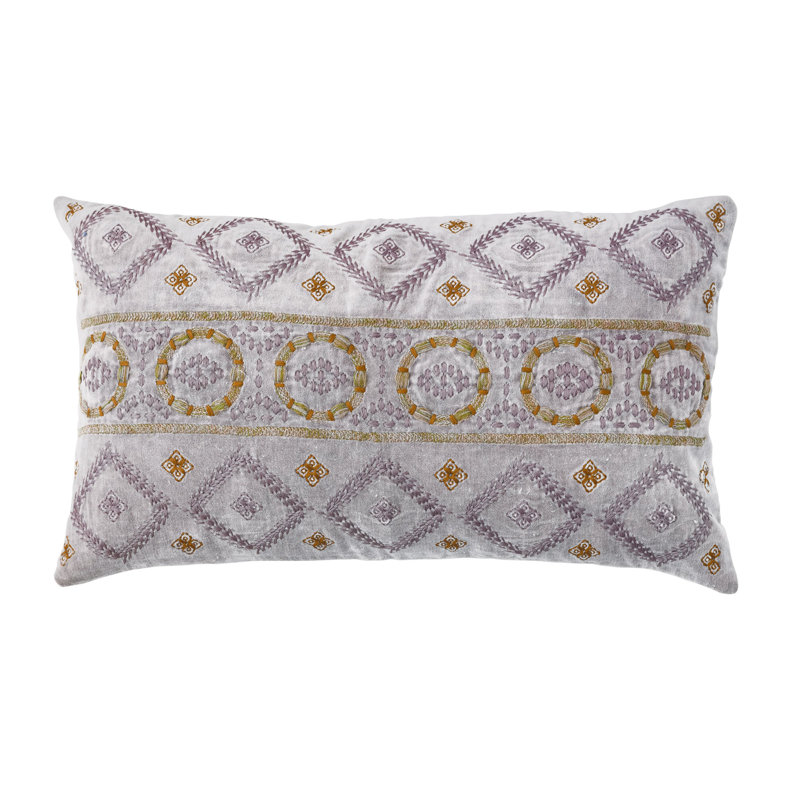 Embroidered Cotton Pillow Cover