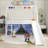 Twin Loft Bed With Slide And Curtain Set-1259651174