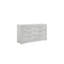 Commode à 6 tiroirs en bois blanc de style moderne Blanca