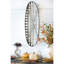 Décoration murale en métal 12,5 po x 3 po x 37,5 po avec touche rétro, 100% fer, art à couper le souffle argent 12,4 x 3,1 x 37,4, grille, attrayant