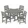 Polywood® Lakeside 5-piece Round Farmhouse Dining Set & Reviews 