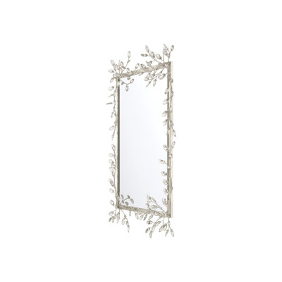 Forget-Me-Not Rectangle Beveled Mirror