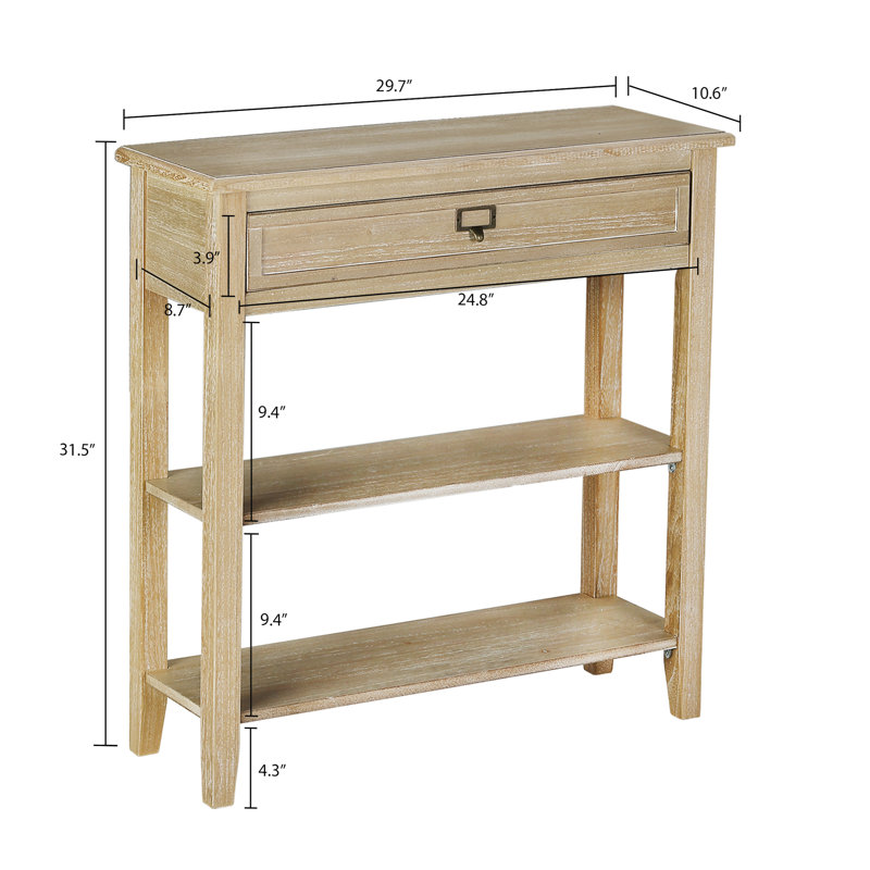 Bodmin 29.1" Console Table, Natural