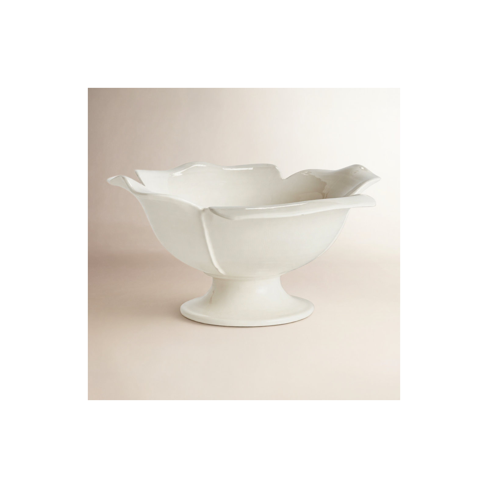 Hadleigh Handmade Ceramic Decorative Bowl 1, White