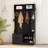 Hall Tree with 6 Hooks,Coat Hanger, Entryway Bench, Storage Bench,for Entrance, Hallwa,black