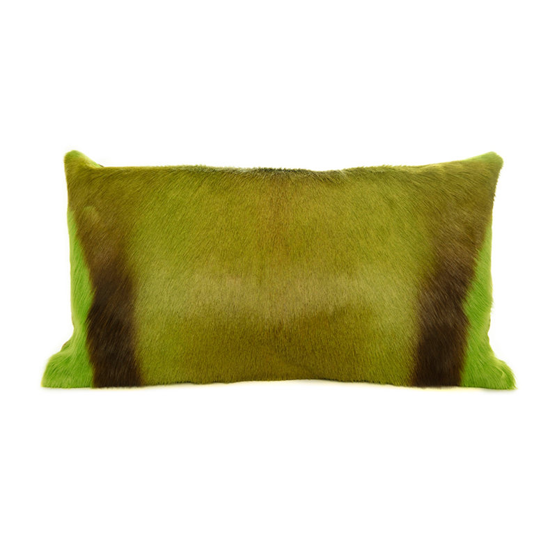 Springbok Accent Pillow by Outpost Original, 18" x 10", Lime Green