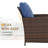Idamarie Wicker Conversation Set with Ottoman-105270514-85514300
