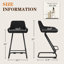 Tabouret de comptoir rembourré avec structure en métal-1181775527-1182117097