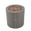 Aegean 24" Round Steel Propane Fire Pit Table with Hidden Tank Storage by Real Flame-95635477