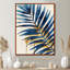 «Blue and Gold Palm Tree Leaves I» - impression d'art mural palmiers et palmiers-189836522-85968157