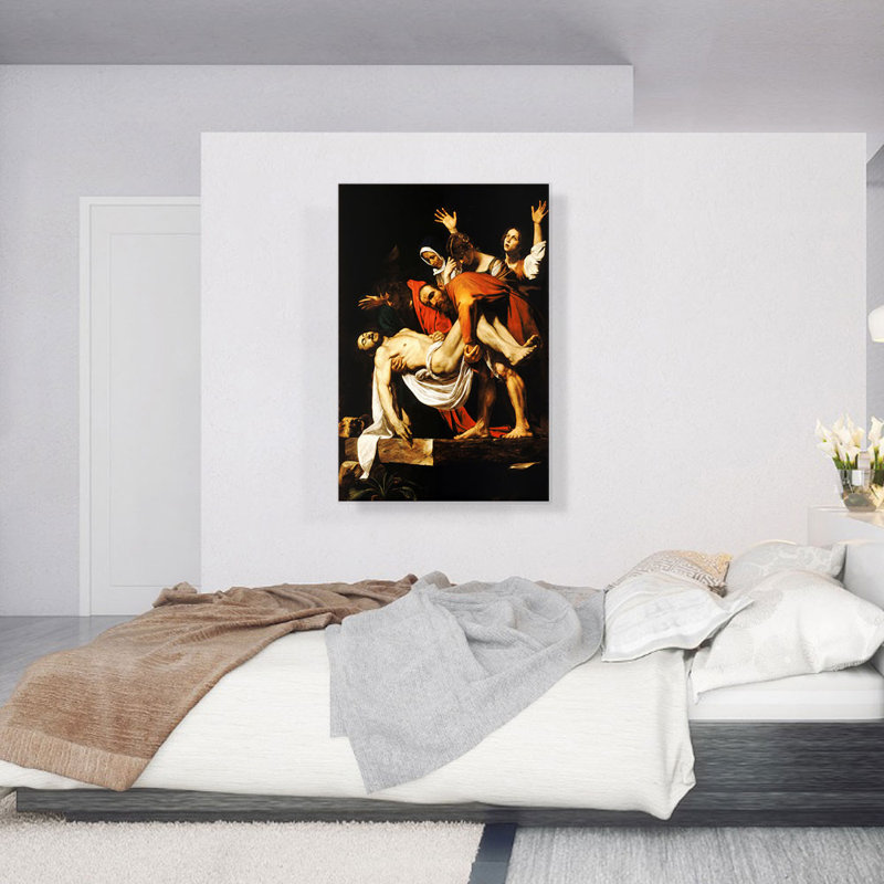 Enlèvement du Christ 1603 - impression, H 40 po x l 26 po x P 0,75 po