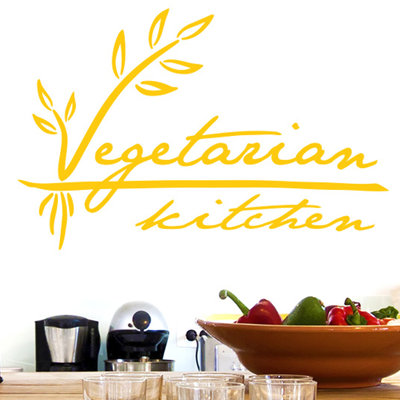 Vegetarian Kitchen Wall Sticker