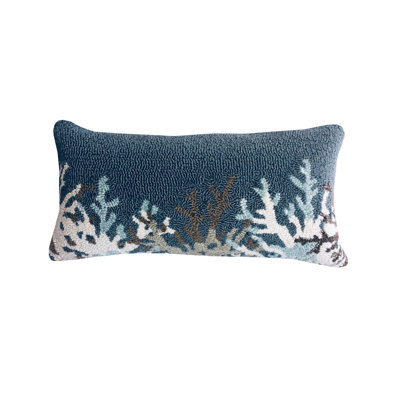 Coral Border Pillow