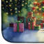 Tapis de vaisselle Dachshund and Santa Claus