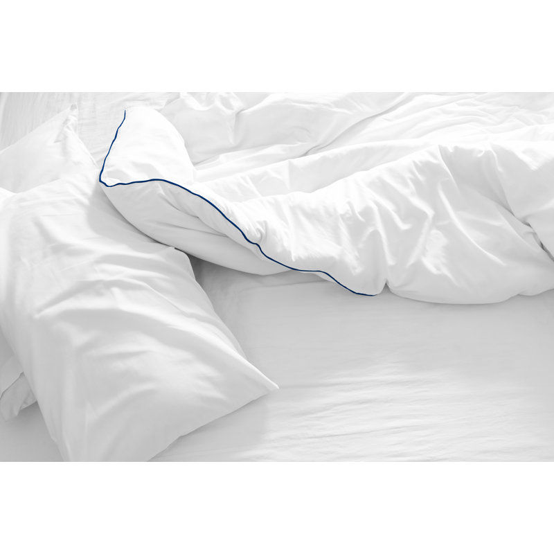 Édredon léger en duvet et plumes Tranquility - housse 100% coton, Très grand