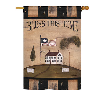 Double Sided Polyester House Flag
