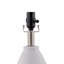  Lampe de table en céramique blanche moderne 22 "avec gradation à 3 voies Wharton-260243532