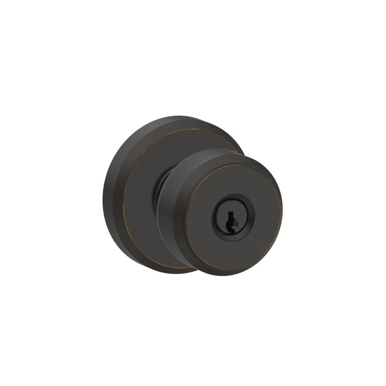Bowery Keyed Entry Knob with Greyson Trim