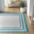 Teal/Ivory