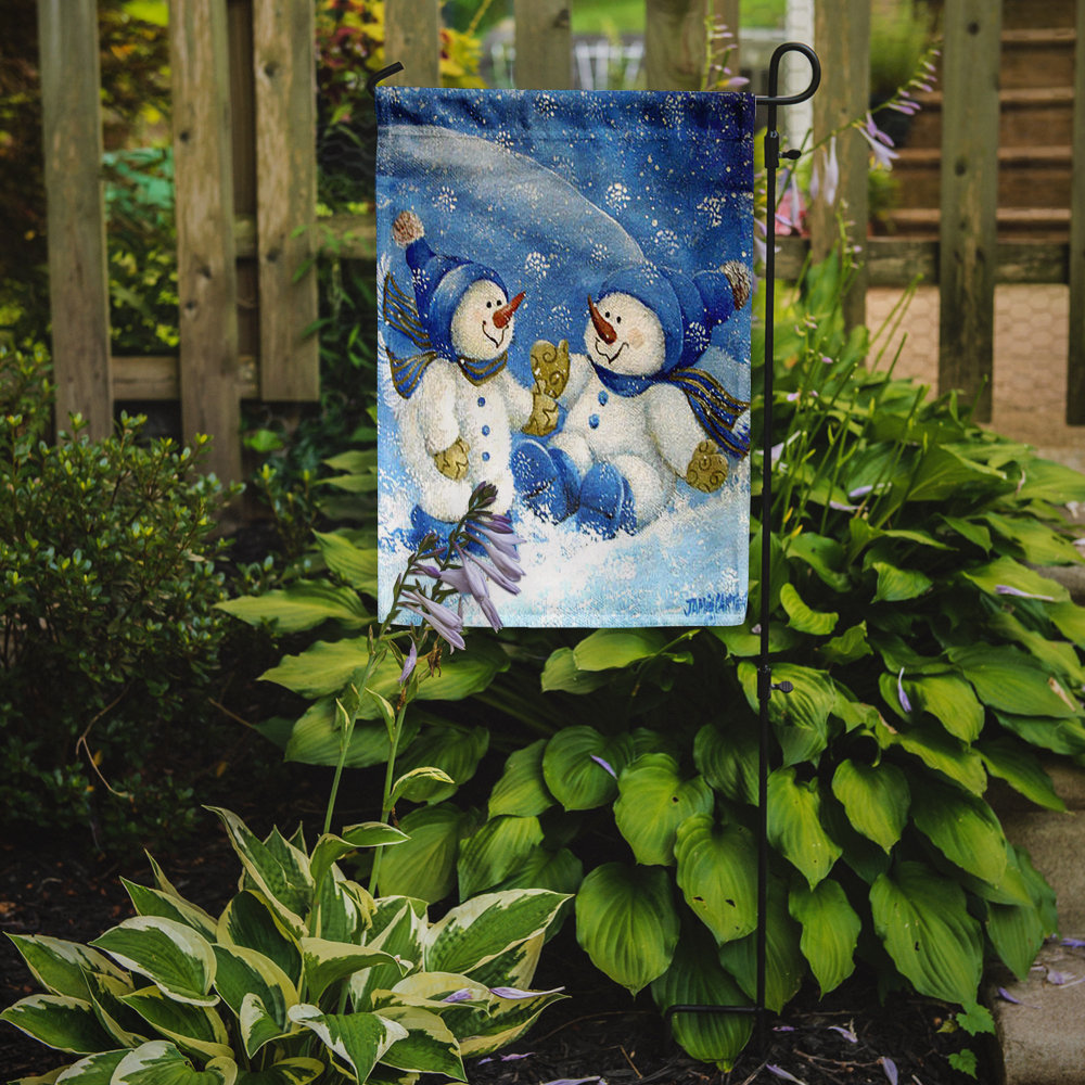 Double Sided 15'' H x 11'' W Polyester Christmas Garden Flag Caroline's Treasures
