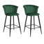 Fleming Upholstered Counter Stool with Metal Frame-1225187920