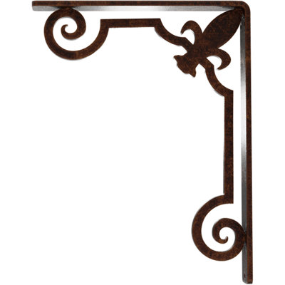 Support en fer forgé Fleur De Lis