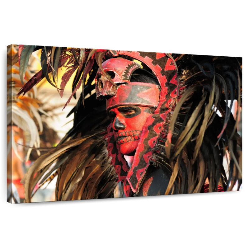 Leisha Aztec Dancer, 16" H x 24" W