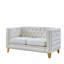 3-Seater + 2-Seater Combination Sofa.GREY VELVET-2018701665