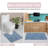 Antigone Classy Absorbent Cotton Soft 3 Piece Bath Set-1348503329