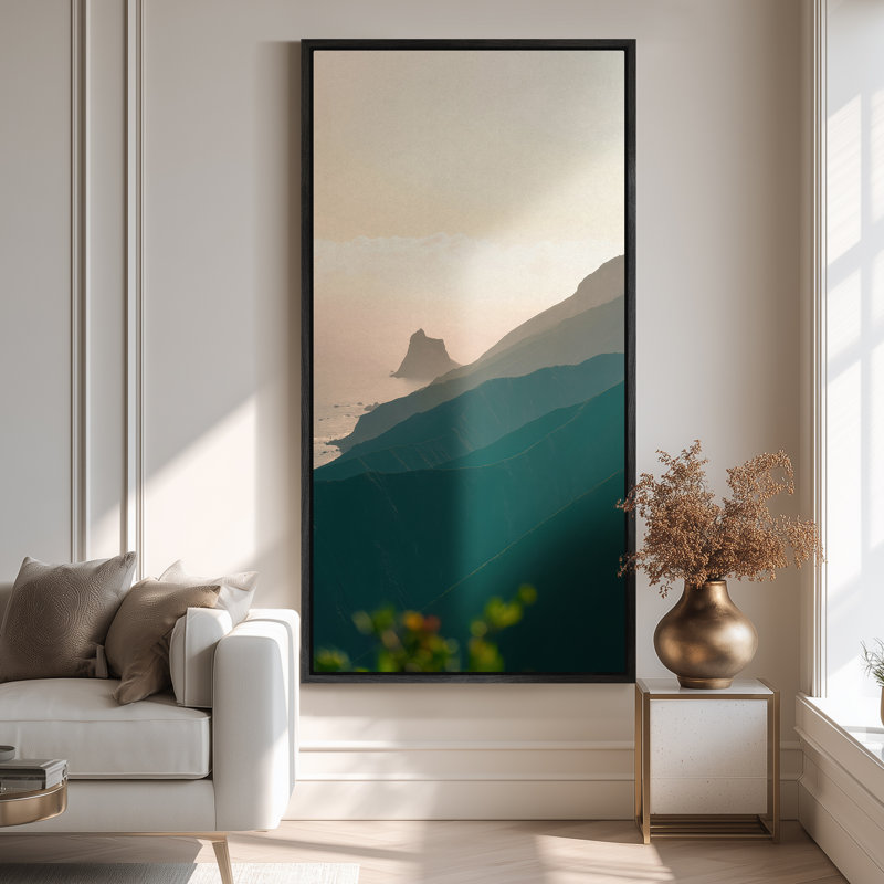 Très grand art mural sur toile encadré - impressions murales rétro pour chambre à coucher, Noir