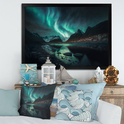 Aurore boréale «Beautiful Dancing Waves Of Light V», reproduction sur toile
