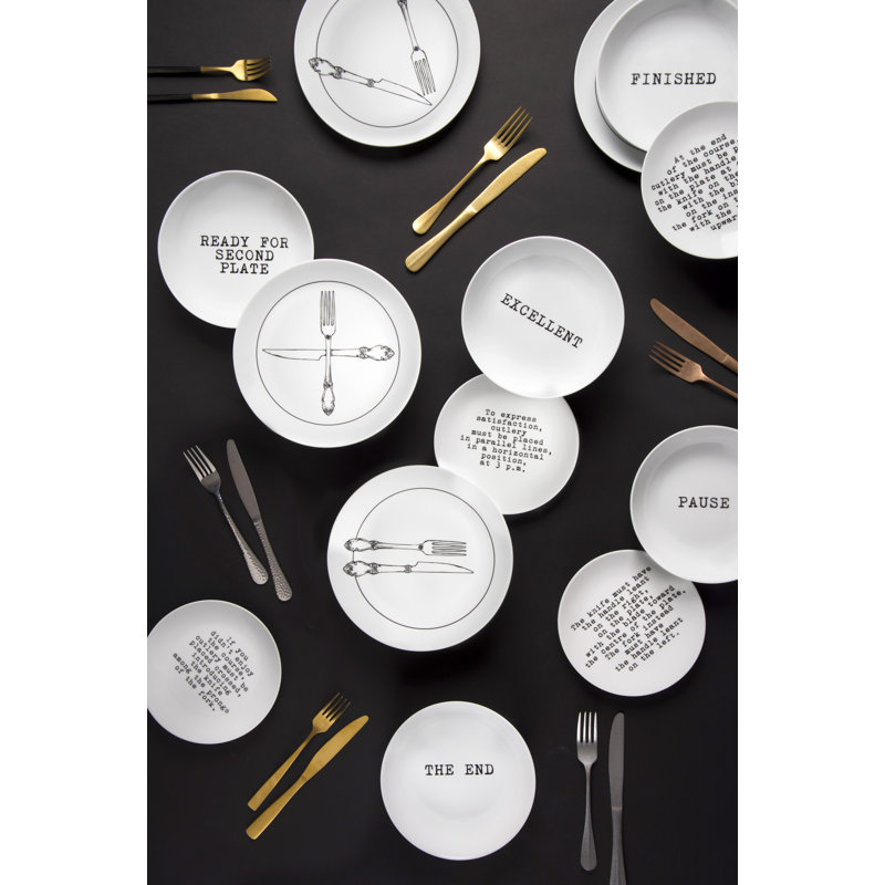 Galateo 18 Piece Ceramic Dinnerware Set - Service for 6