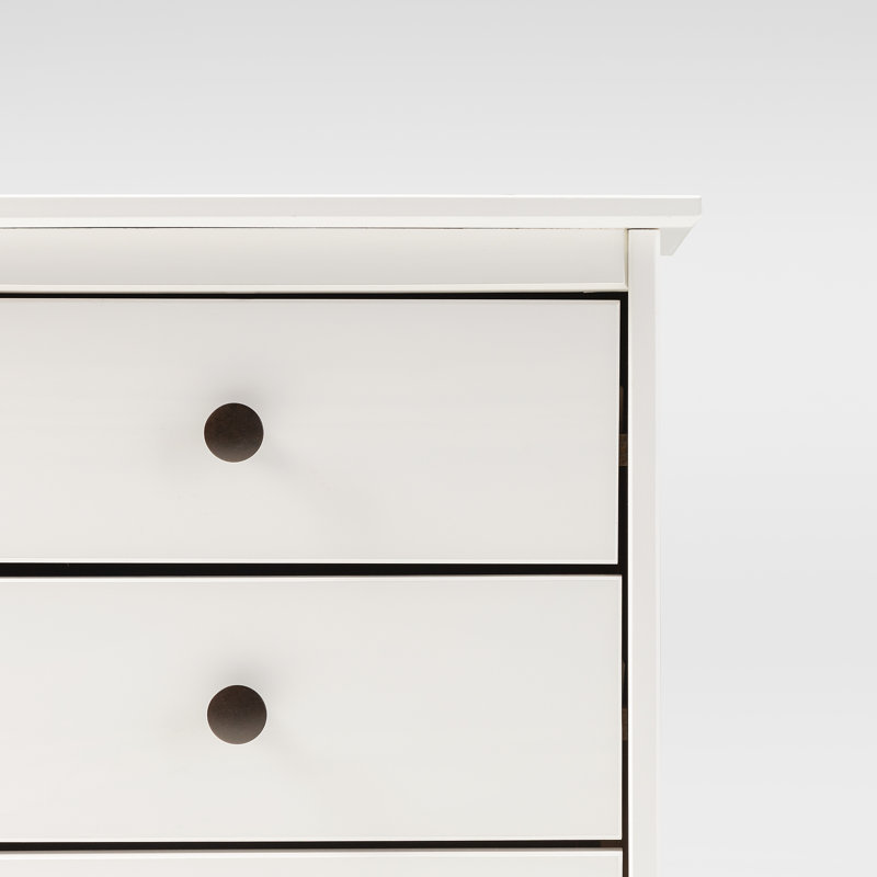 Sylvie 46cm W Bedside Table, White