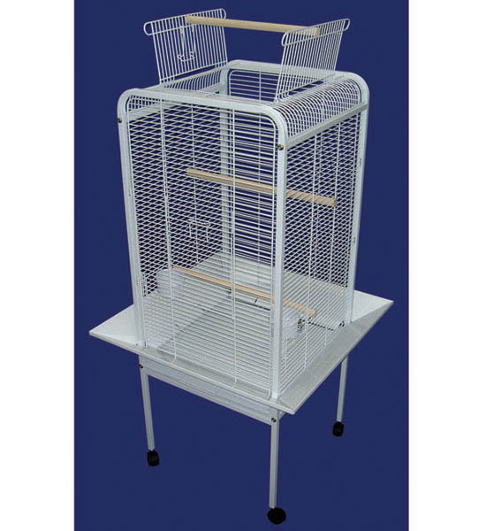Cage à oiseau à plateau de jeu