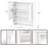 Orietto Wall Bathroom Cabinet
