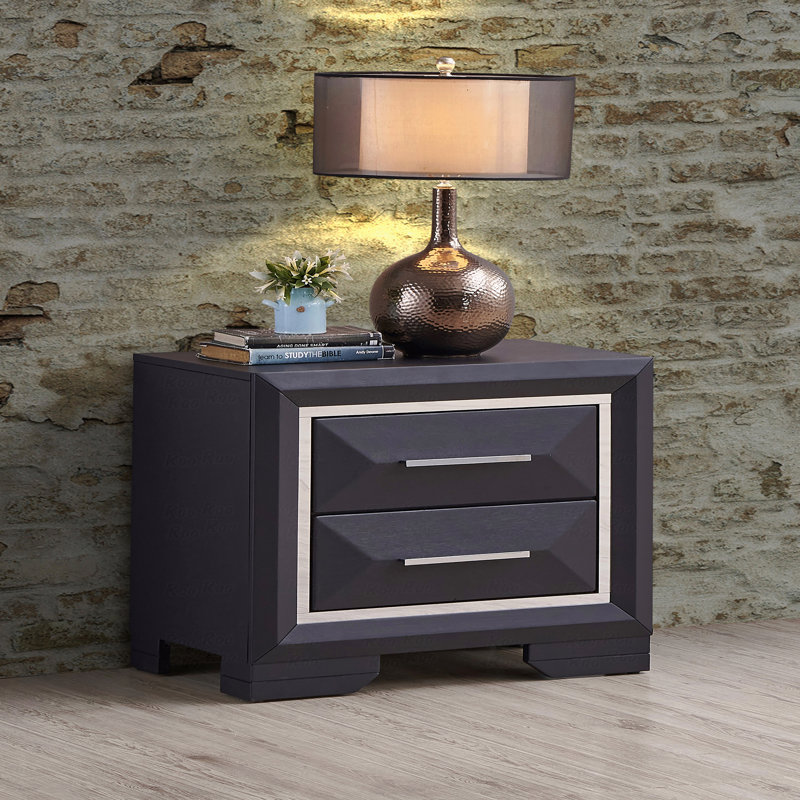 Basic Wooden Bedroom Nightstand
