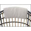 Ensemble de 2 chaises d'extérieur en osier avec coussins pour la pelouse, le jardin et la piscine