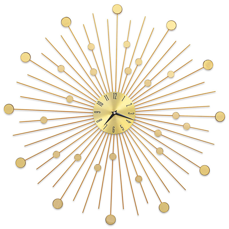 Doiron 50cm Wall Clock, Golden, 70
