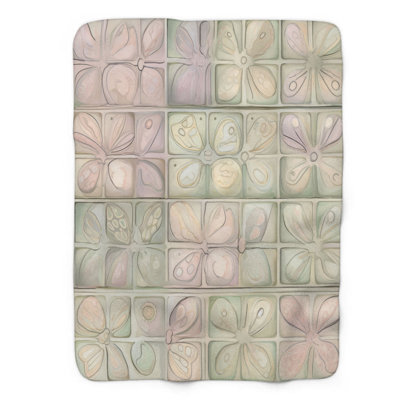 Quilted Flutters - 1 Piece Premium Blanket