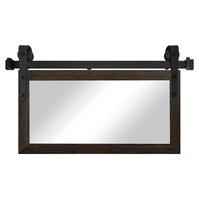 Miroir Gracie Oaks, Ébène, 16 po x 33 po