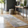 Ogrady Modern Abstract Power Loom Silver Rug