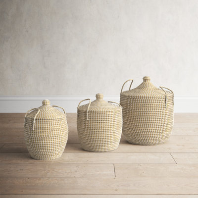 Olivi Handmade Seagrass Decorative Basket