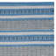 Tapis bleu / gris en coton tissé à plat à rayures Bokara Hills-21204808