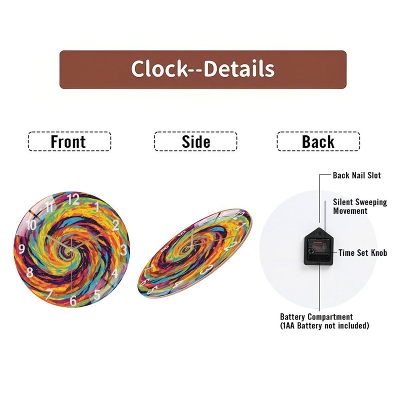 Horloge murale 12 po